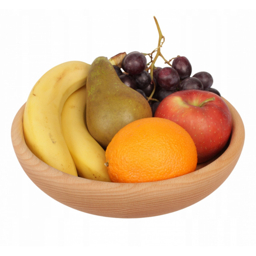 Drevená servírovacia miska z bukového dreva